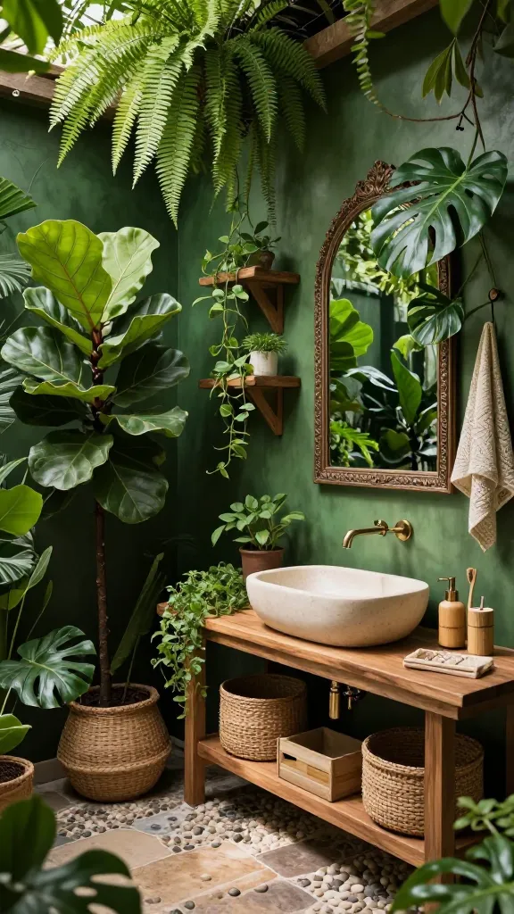 Boho Half Bathroom Decor: 9 Designs That Transform Small Spaces 5 Item 4