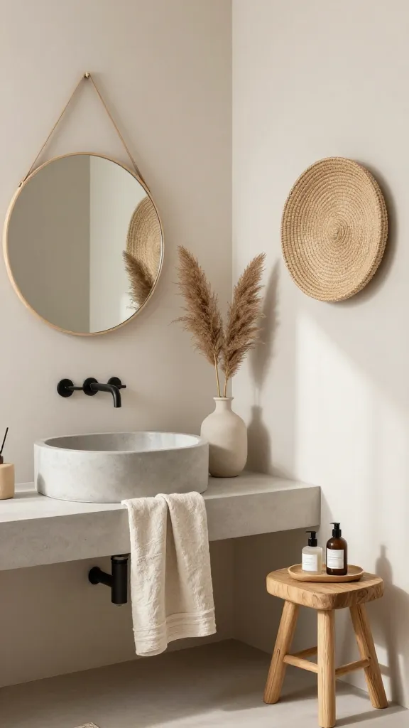 Boho Half Bathroom Decor: 9 Designs That Transform Small Spaces 8 Item 7
