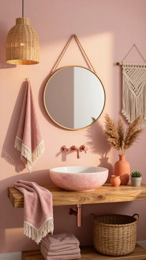 Boho Half Bathroom Decor: 9 Designs That Transform Small Spaces 10 Item 9