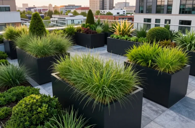 9 Large-Format Planter Layouts for a Lush Rooftop Garden