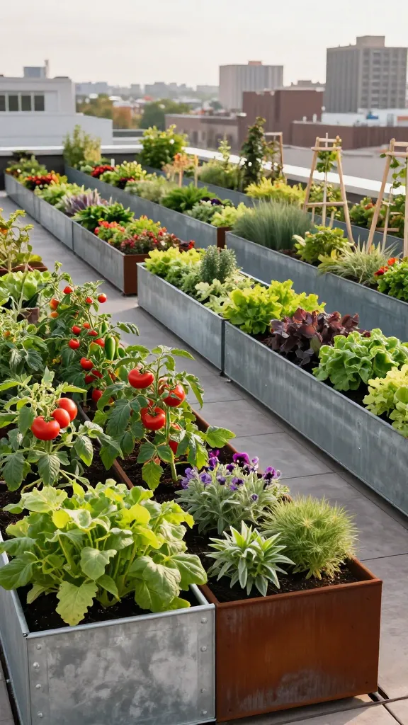 9 Large-Format Planter Layouts for a Lush Rooftop Garden 6 Item 6
