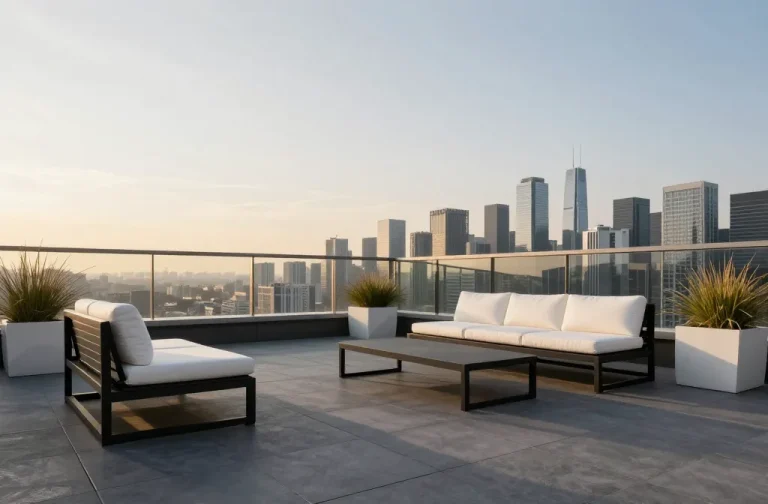5 Minimalist Penthouse Terrace Concepts That Feel Like a Sky Hotel