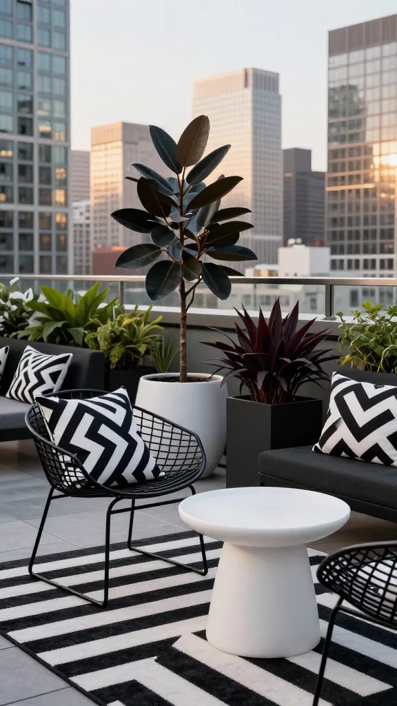 10 Chic City View Lounge Ideas for Small Rooftops 7 Item 7