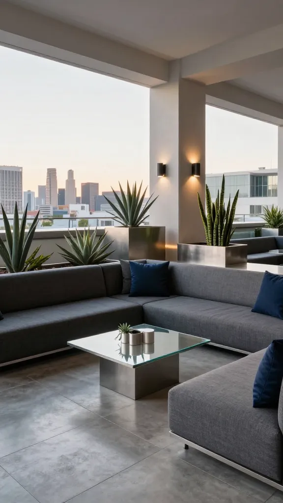 10 Chic City View Lounge Ideas for Small Rooftops 9 Item 9