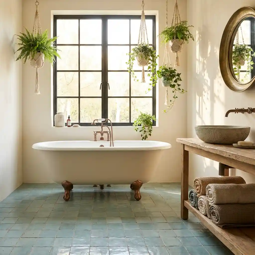 Boho Decor Home 9 Bathroom