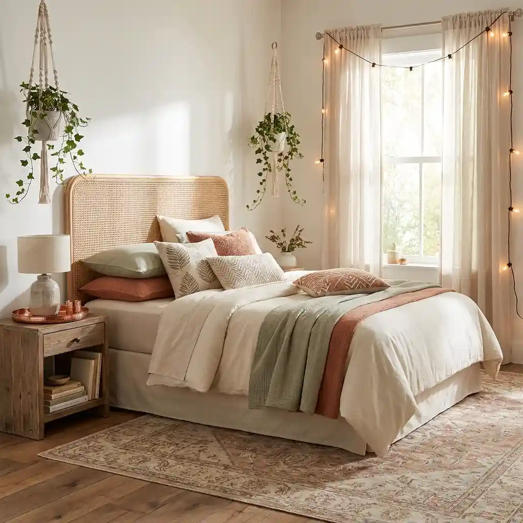 Boho Decor Home 8 Serene_bedroom