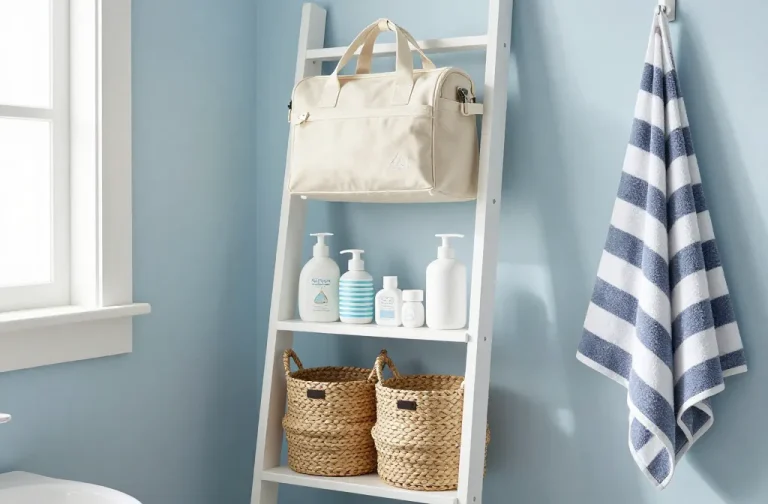 10 Half Bath Storage Ideas for Diaper Bag Essentials